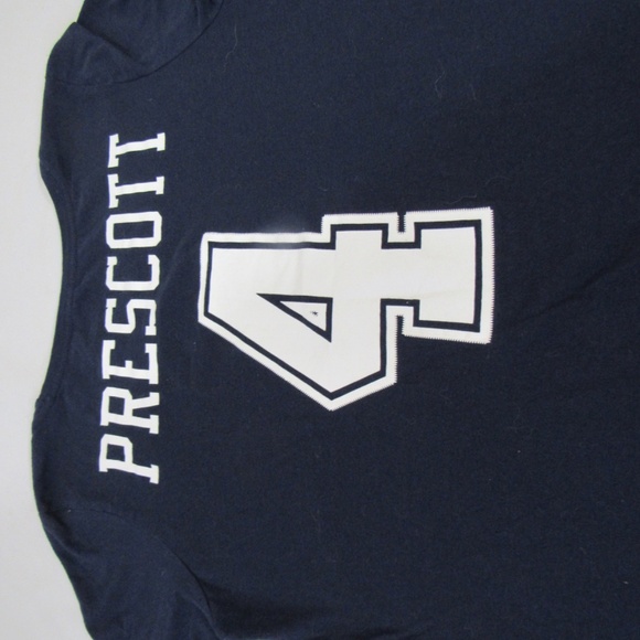 NFL Dallas Cowboys Dak Prescott Women's Short Sleeve Crew-Neck T-Shir - Picture 2 of 10